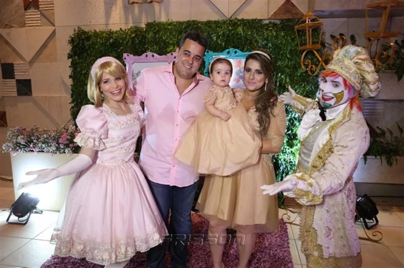 André, Maria Victoria e Micheli Maia