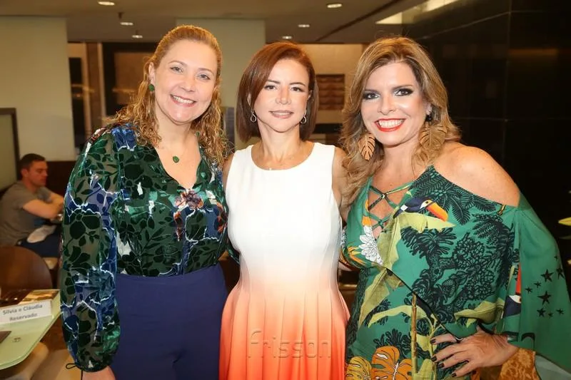 Andréa Delfino, Cláudia Fujita e Silvinha Carneiro