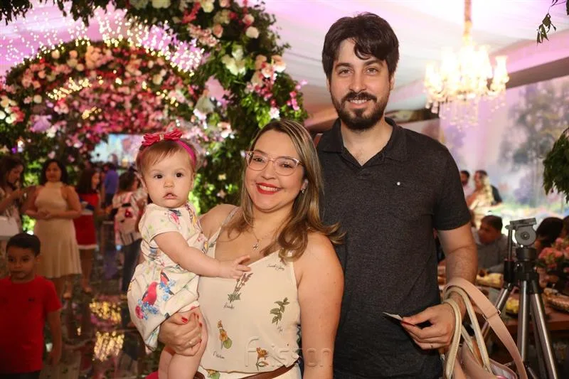 Alice, Fabiana e Tales Sousa