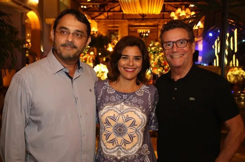 Alberto, Luisa Perdigão e Leo Gondim