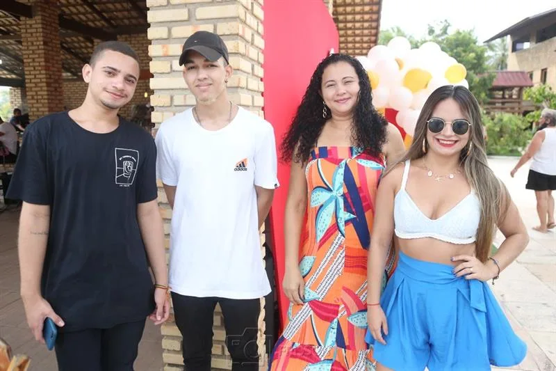 Carlos Jonathan, Hugo Moreira, Rosely da Silva e Anny Gabrielle