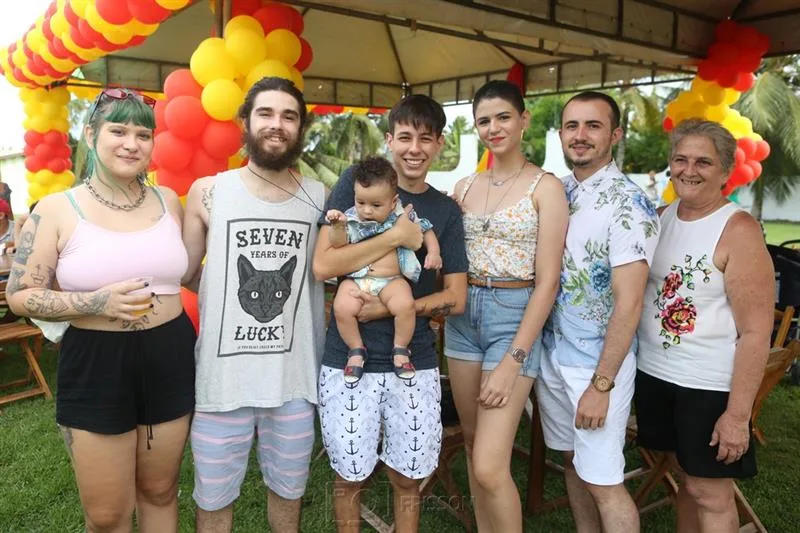 Clara Alencar, Izaque Augusto, Pietro, Jonathan Oliveira, Ana Beatriz Bezerra, Luis Antônio Lacerda e Zilar Araújo