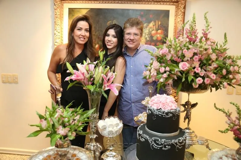 Ana Vládia, Maria Eduarda e Cássio Sales