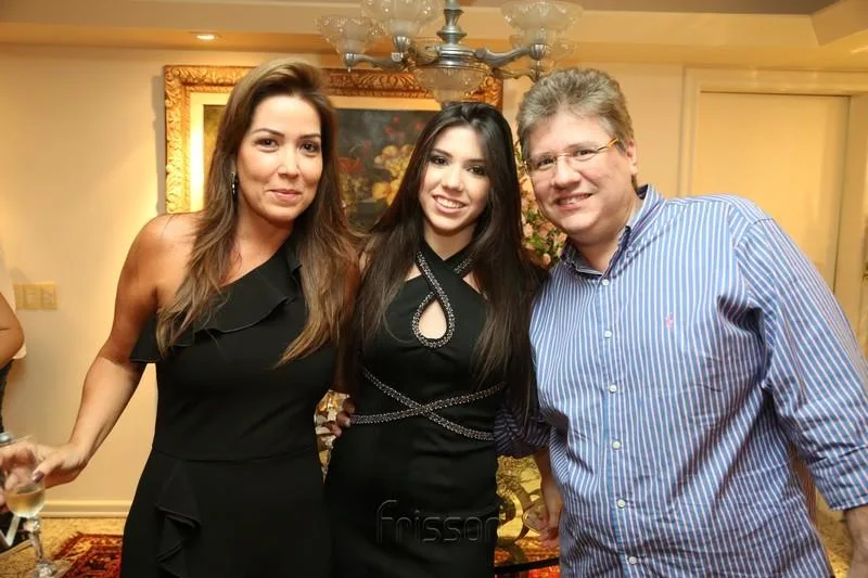Ana Vládia, Maria Eduarda e Cássio Sales