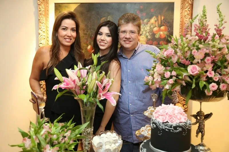 Ana Vládia, Maria Eduarda e Cássio Sales