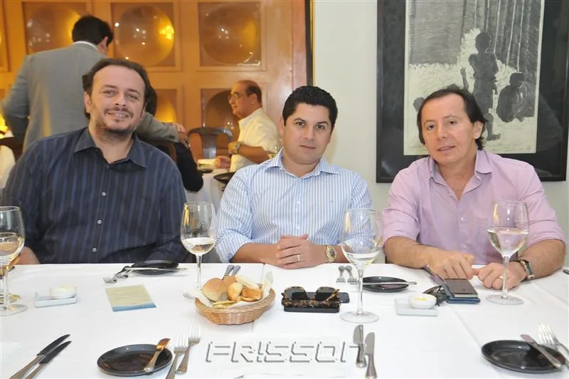 Adriano Nogueira, Pompeu Vasconcelos e Idelfonso Rodrigues