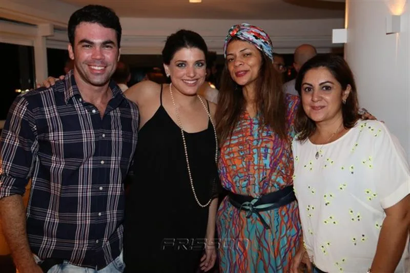 César Fiúza, Renata Vieira, Jô Sousa e Helena Silveira