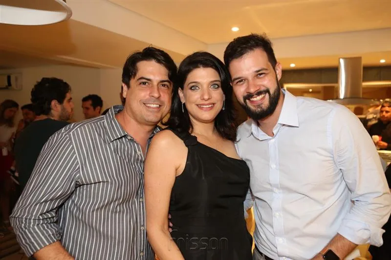 Beto Targino, Renata Viana e Luis Câmara