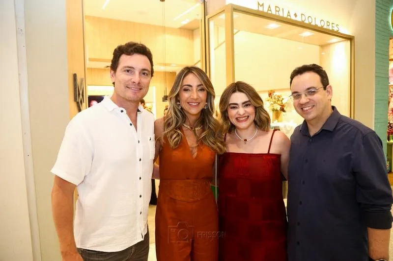 Antonio Neto, Maria Dolores, Liz e Thiago Arcoverde