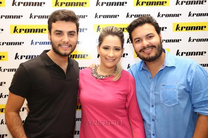 Bruno Calaça, Leydiane Cavalcante e Vinicius Machado