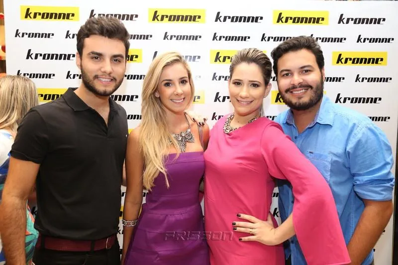 Bruno Calaça, Priscilla Silva, Leydiane Cavalcante e Vinicius Machado
