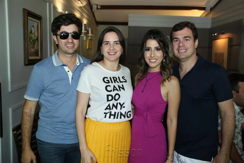 Antônio, Ju Melo, Tayra Romcy e Leonardo Aguiar