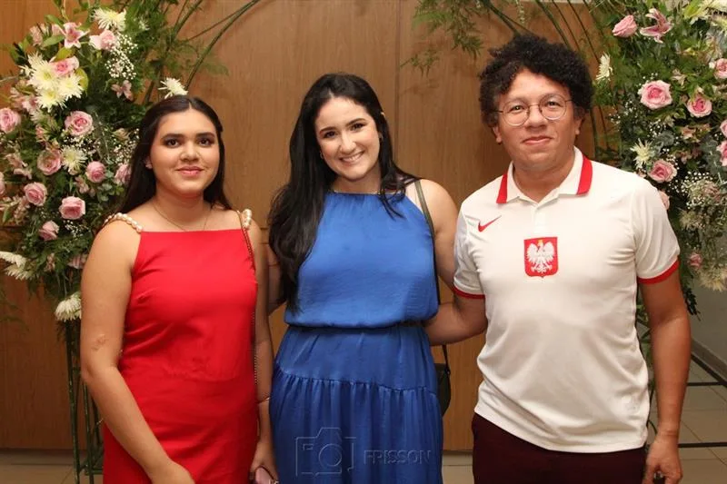 Alessandra Marques, Rebeca Nogueira e Esdras Salles
