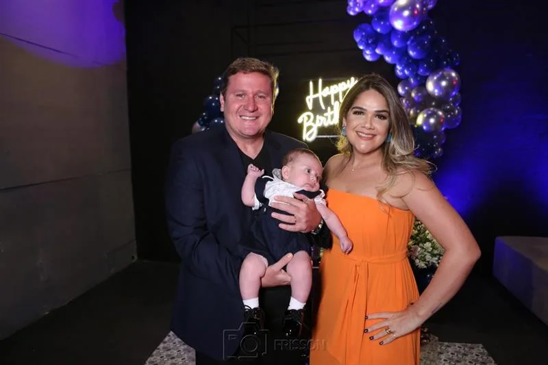 Marcos, Marcos Filho e Natalia Freitas