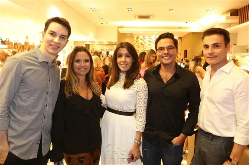 André Albuquerque, Chris Biagioni, Raquel Machado, Savio Brito e Rodrigo Maia