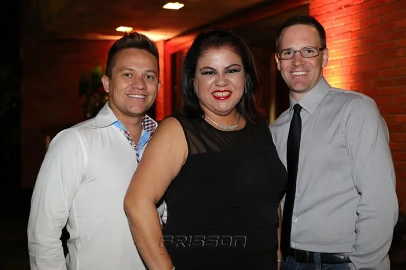 Andre Sauer, Alessandra Dubke e Cris Sauer