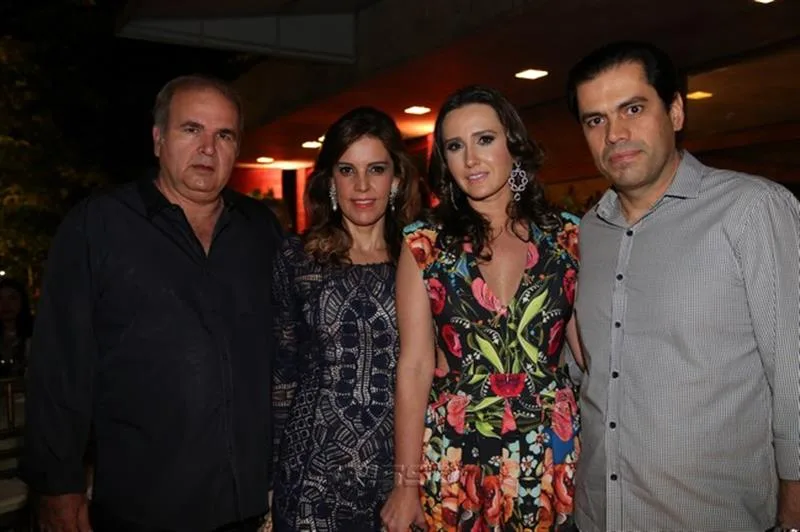 Haroldo, Rosele Diogo, Roberta e Etevaldo Nogueira