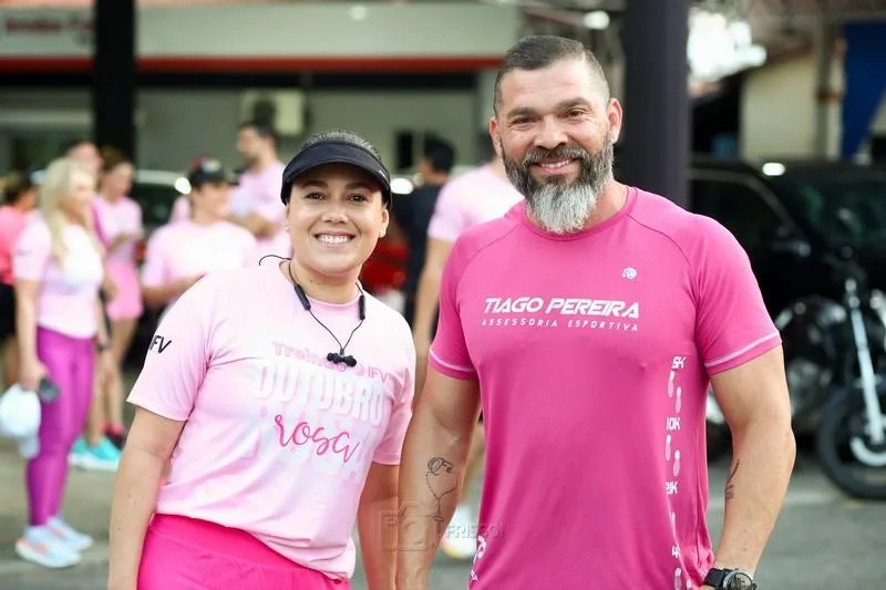 Aline Gonçalves e Tiago Pereira