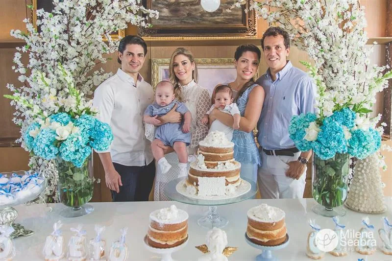 Jonathan Magalhães, Otávio e Juliana, Nilo Neto, Natália e Nilo Filho