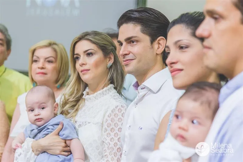 Batizado de Otávio Magalhães e Nilo Neto