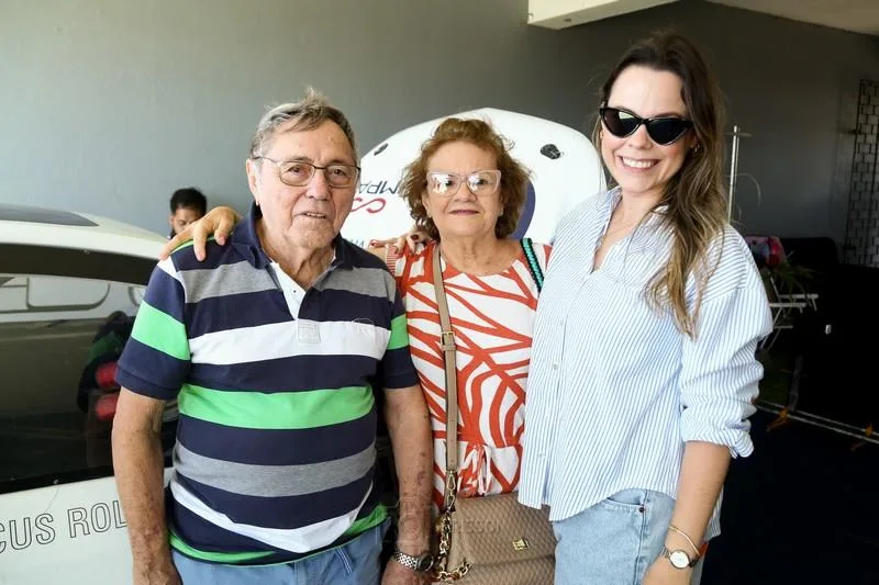 Amilcar, Liduina e Renata Nogueira