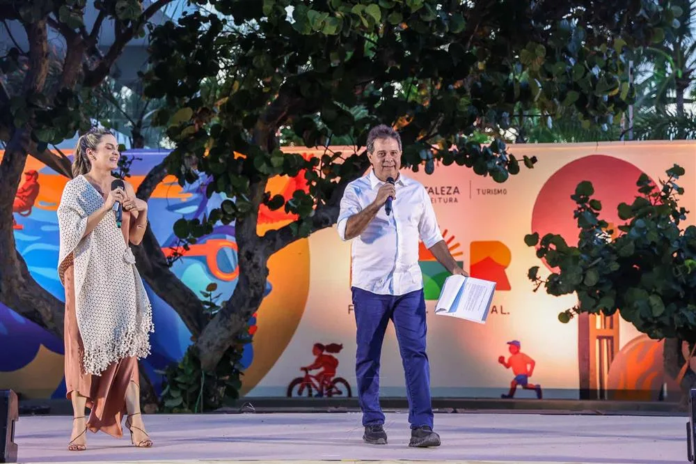 Denise Carrá e Evandro Leitão