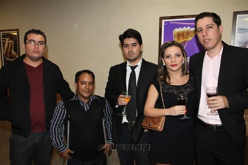 Adalto Barreira, Leandro Chaves, Felipe Melo, Flávia de Lima e Augusto Radeke