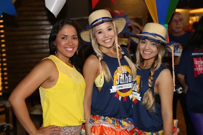 Karine Almeida, Viviane Machado e Nise Arruda