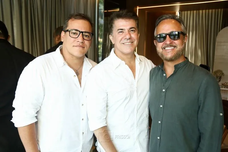 Achilles Nunes, Marcos Bittencourt e Evandro Melo