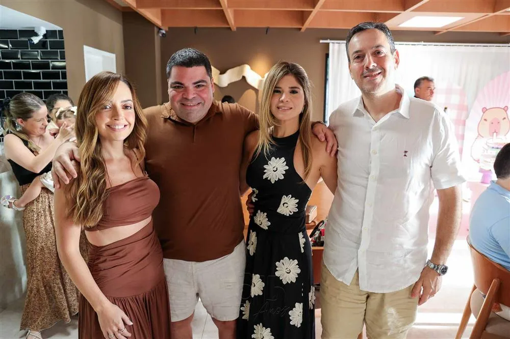 Olga, Eugenio Vasques, Roberta Vasques e Sergio Miranda