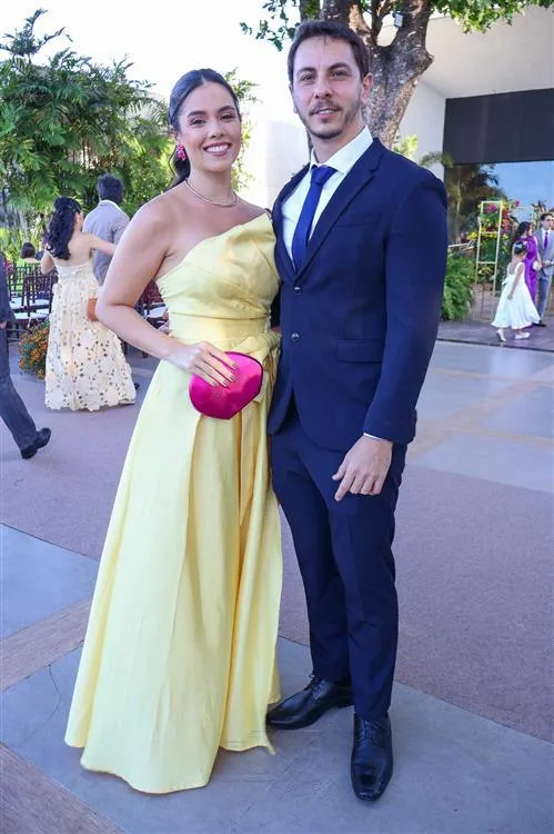 Caroline Leite e Plínio Monteiro