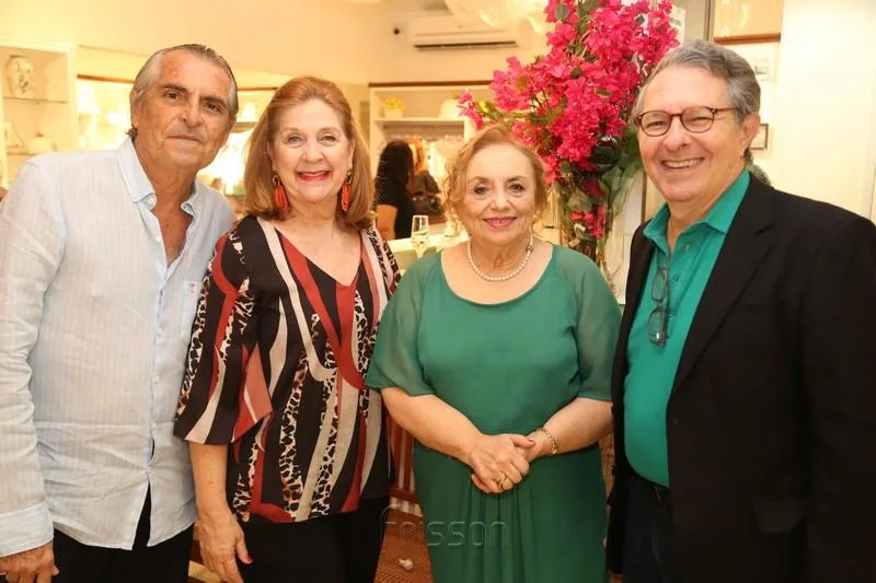 Alfredo Gurjão, Tita Pinto, Maria José e Pedro Gurjão
