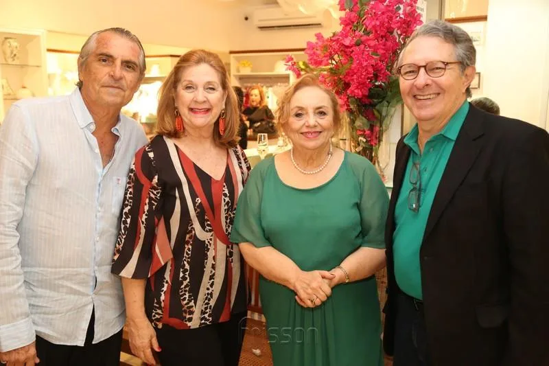 Alfredo Gurjão, Tita Pinto, Maria José e Pedro Gurjão