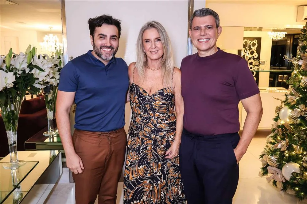 Fernando Costa, Simone Hartmann e Abelardo Targino