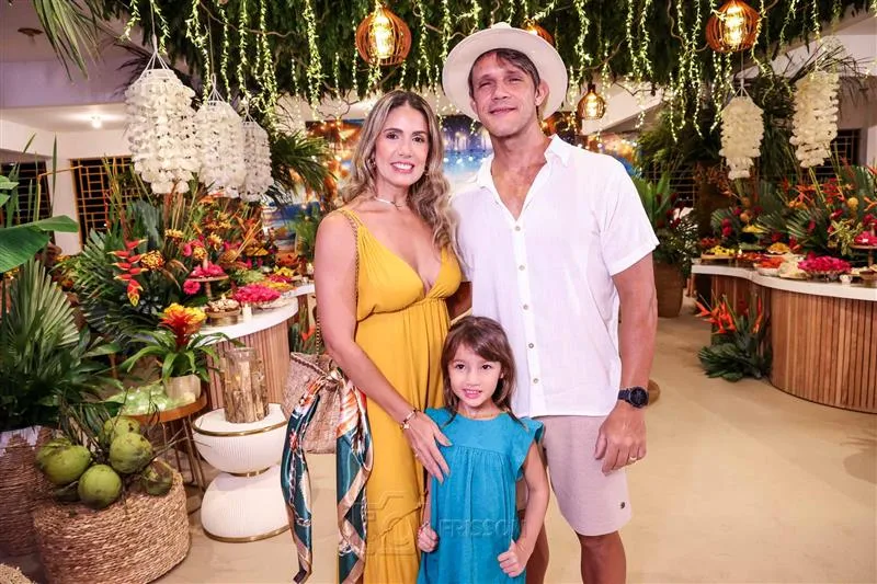 Aline Farias, Ronald e Aline Risso