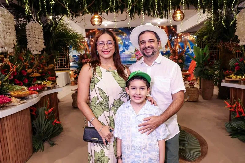 Amanda, Andre e Davi Cavalcante