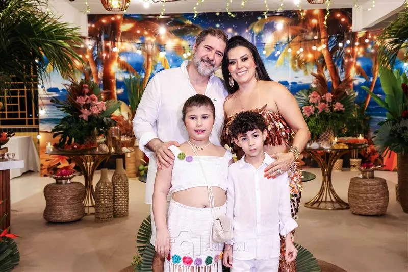 Hamilton, Sofia, Hamilton Filho e Irla Barbosa