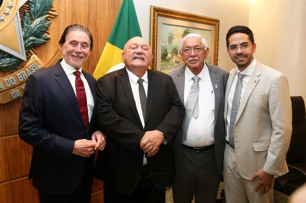 Eunício Oliveira, Fernando Hugo, Raimundo Macedo e David de Raimundão