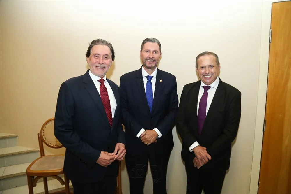 Eunício Oliveira, Romeu Aldigueri e Domingos Filho