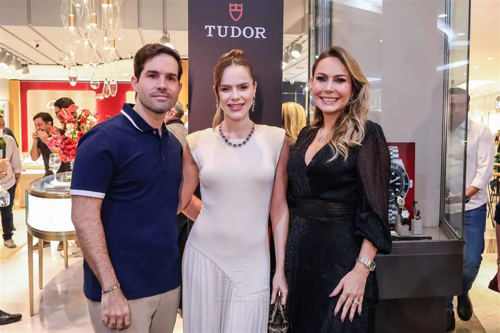 Felipe Rocha, Paulinha Sampaio e Talynie Mihaliuc