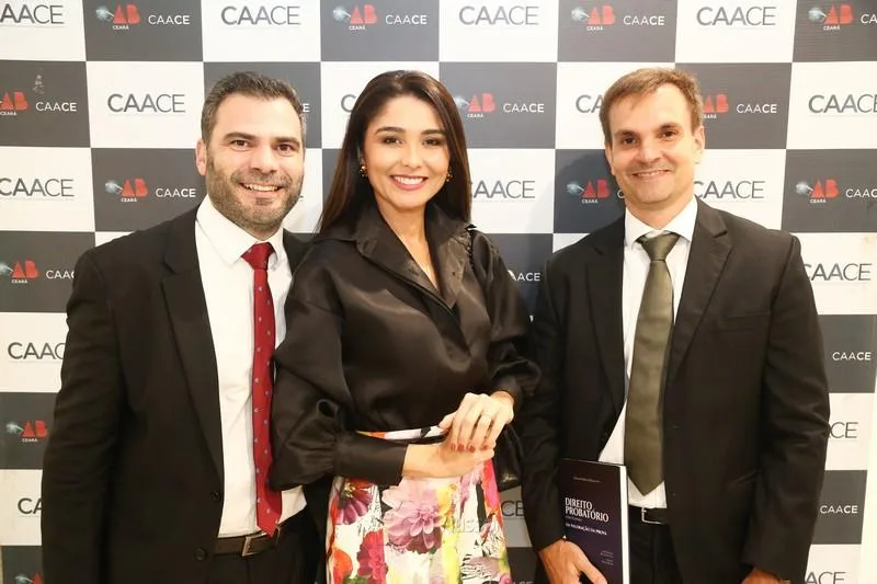 César Morel, Gisele Sampaio e Leopoldo Fontenele
