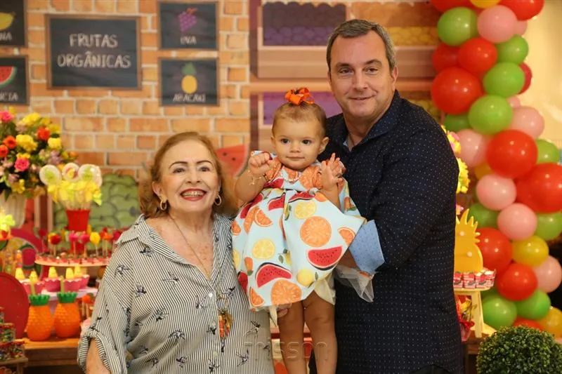 Carolina Silveira, Maria Eduarda e Kalil Otoch