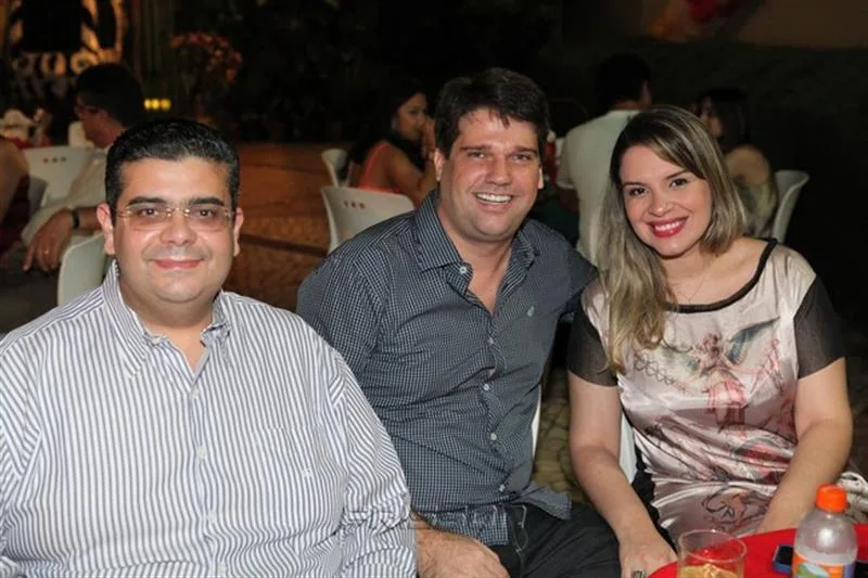 Ademar Júnior, Pedro Bruno e Vanessa Andrade