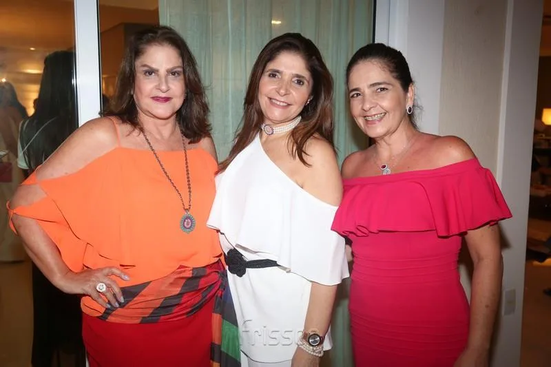 Celina Fiúza, Cristiane Figueiredo e Giana Studart