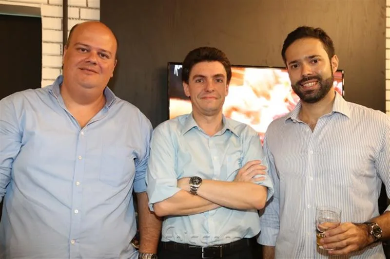 Carlos Eduardo Aguiar, João Marcelo e Arthur Vianna