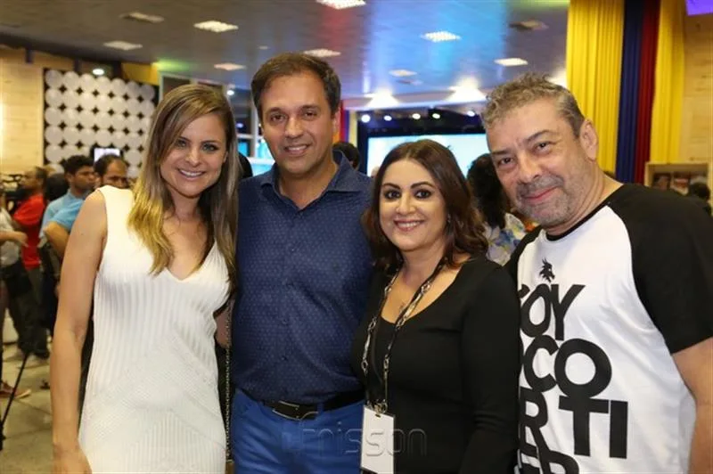 Ana Virginia Furlani, Fernando Novaes, Helena e Claudio Silveira