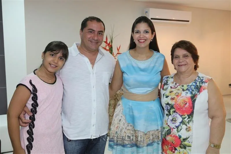 Ana Carolina, Marcos Rios, Barbara e Adejane Targino