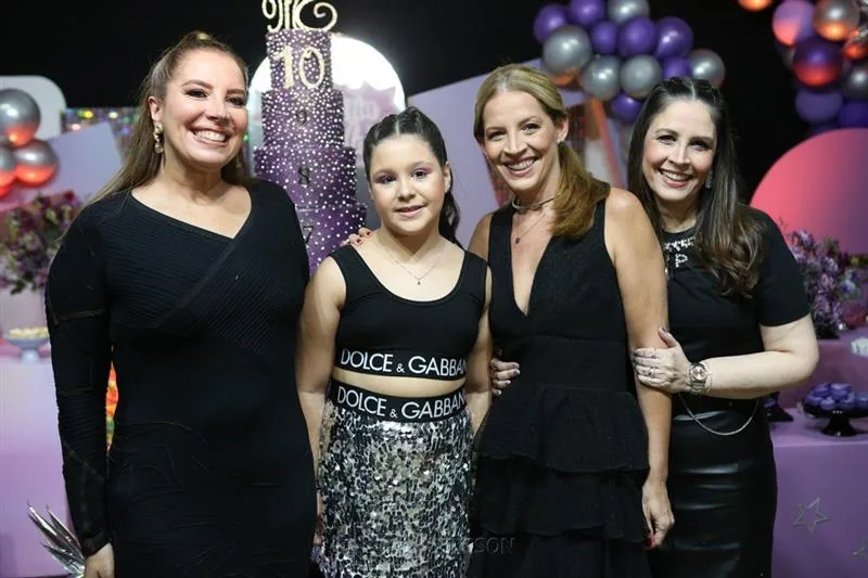 Adriana Cals, Maria Eduarda Silva, Christiane e Fabiola Rocha