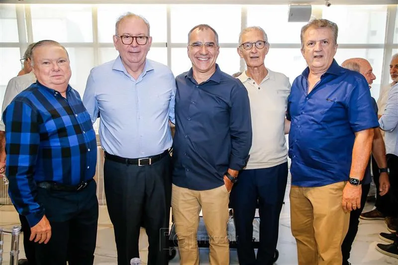 Alexandre Adolfo, Ricardo Cavalcante, Eduardo Neves, Dinaldo Diniz e Júnior Orterno