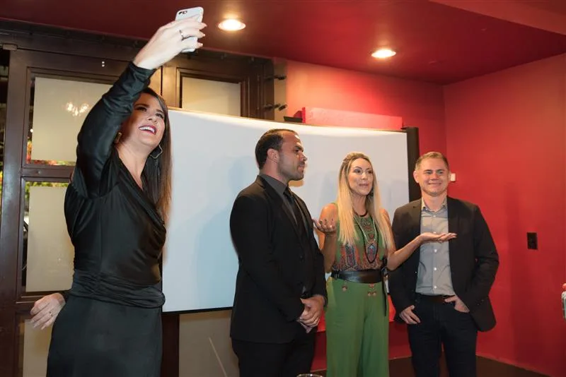 Patrícia Calderón, Fernando Guanabara, Erika e Rogério Magalhães